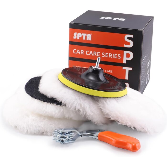 Set de 5 tampons polissage laine 180mm wit S - 25% de remise