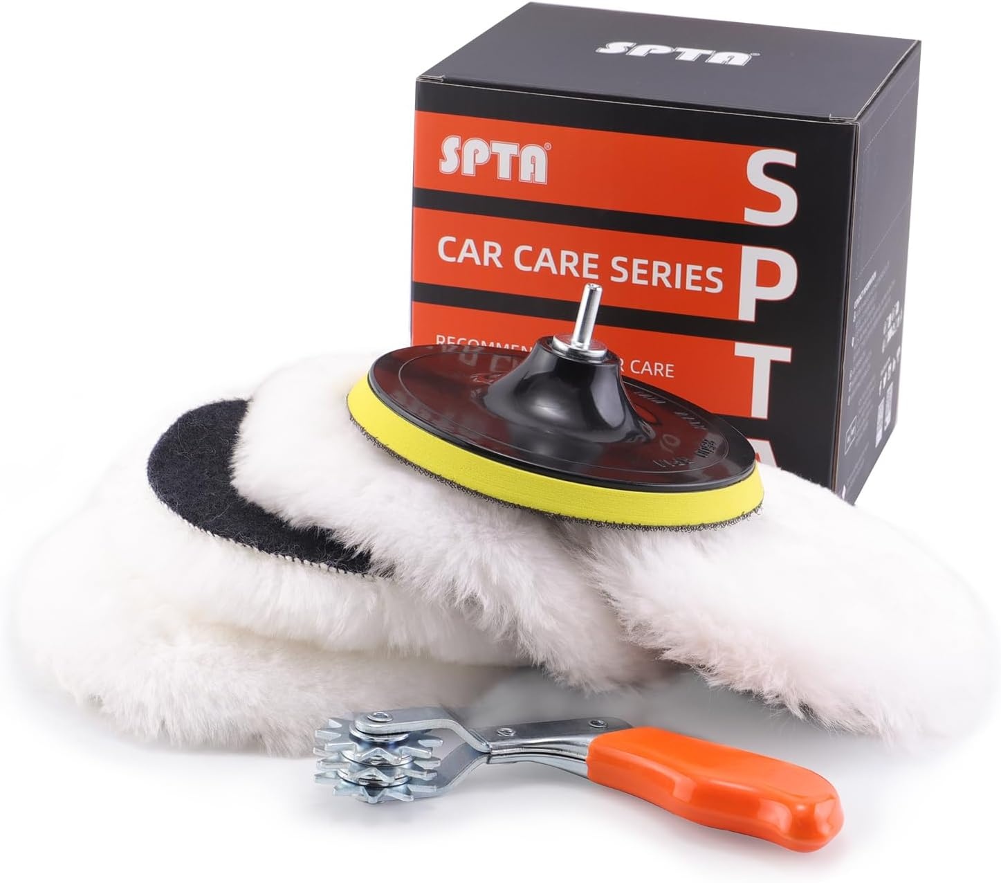 Set de 5 tampons polissage laine 180mm wit S - 25% de remise