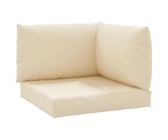 Vidaxl Ensemble 3 coussins pour palettes beige - 45% de remise