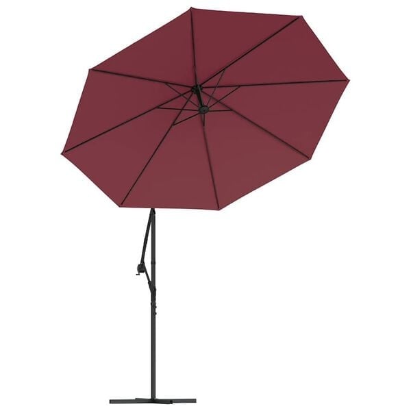 Toile de rechange pour parasol 350 cm bordeaux - 32% de remise