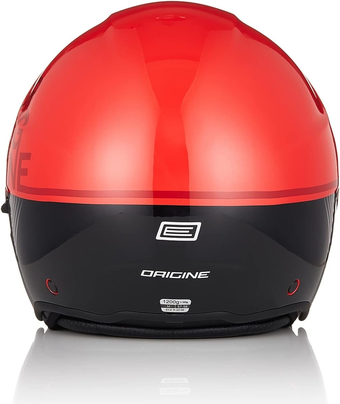 Casque jet moto et scooter noir et rouge taille S - 33% de remise