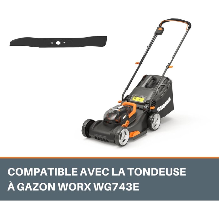 Lame de rechange 40 cm acier noir taille S - 31% de remise