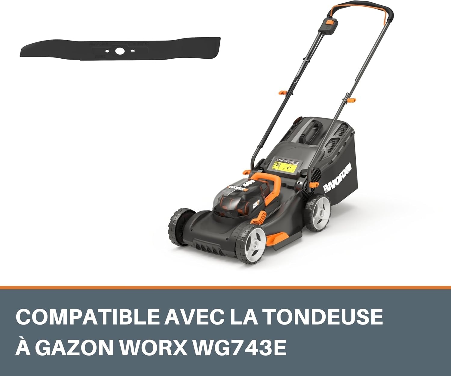 Lame de rechange 40 cm acier noir taille S - 31% de remise
