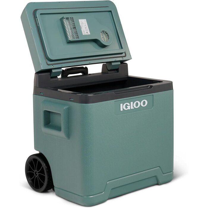 Glacière électrique 42L - 12V/230V - Verte - 34% de remise