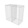 Panier gabion 100x50x100 cm acier galvanisé - 33% de remise
