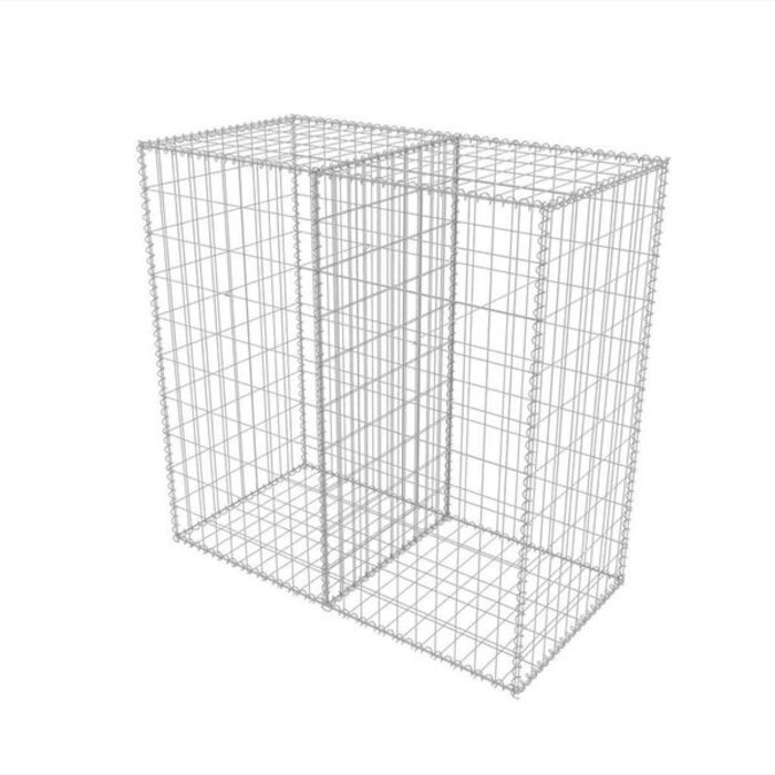 Panier gabion 100x50x100 cm acier galvanisé - 33% de remise