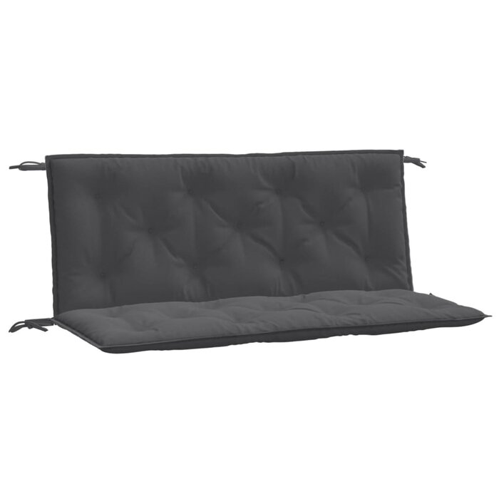 Lot de 2 coussins pour banc de jardin, anthracite - 32% de remise