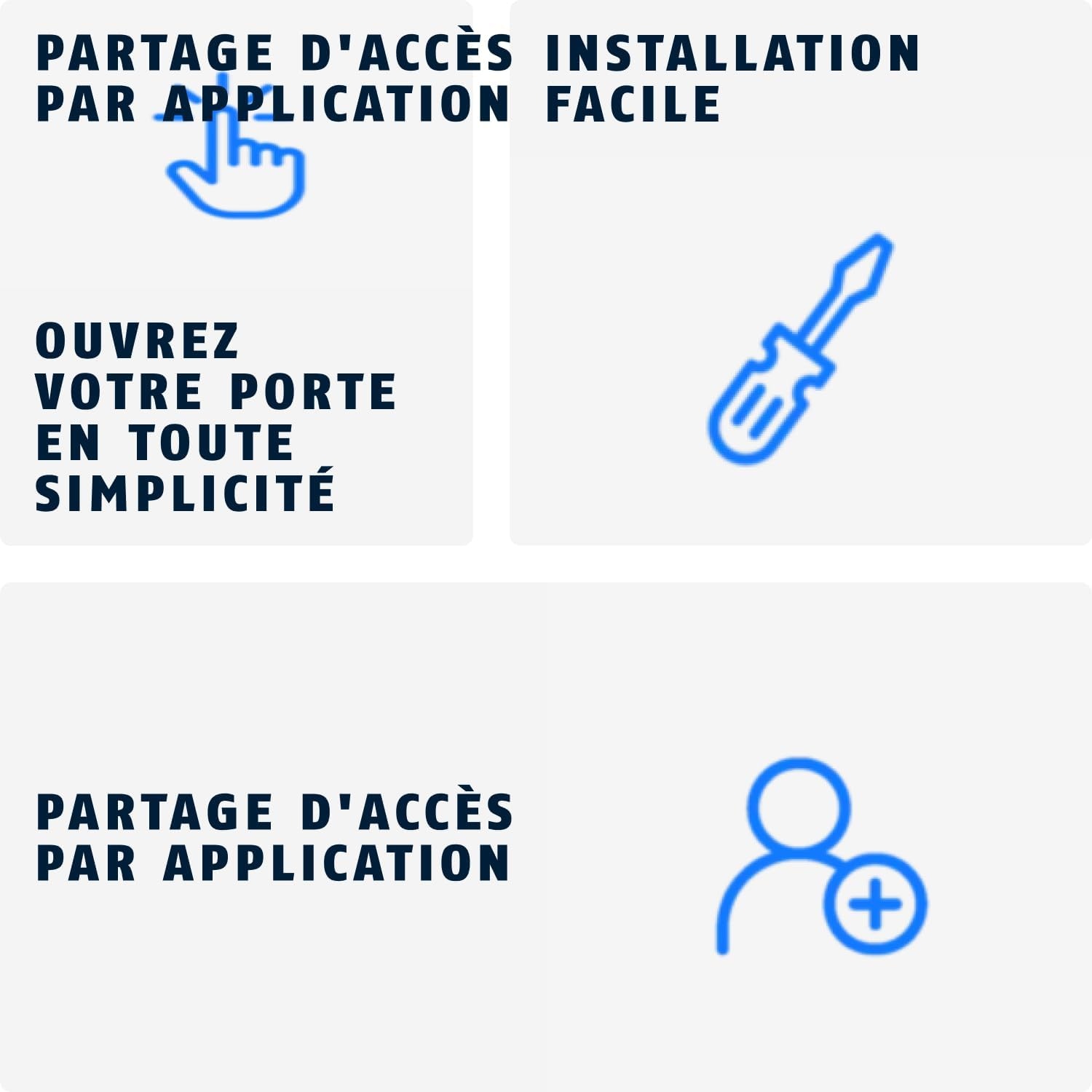 Motorisation de serrure connectée - Blanc - Taille S - 35% de remise