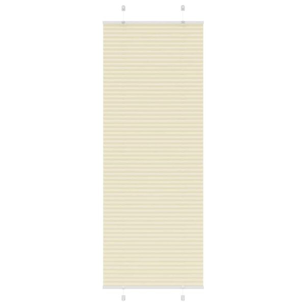 Store plissé 70x200 cm Crème - 28% de remise
