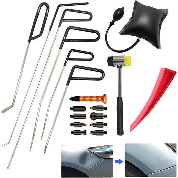 Kit d'outils de débosselage carrosserie sans peinture - 32% de remise