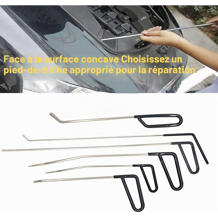 Kit d'outils de débosselage carrosserie sans peinture - 32% de remise
