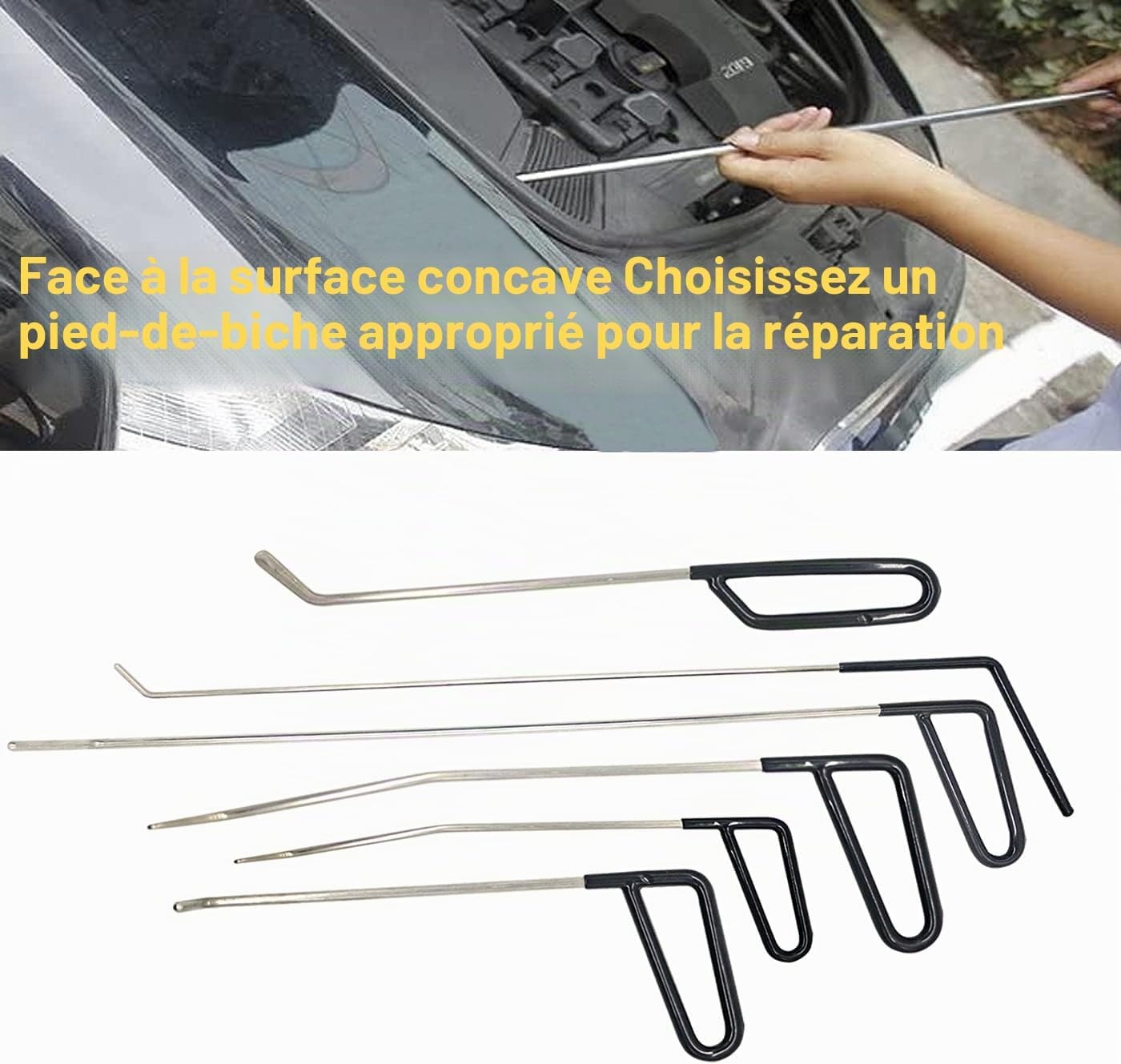 Kit d'outils de débosselage carrosserie sans peinture - 32% de remise