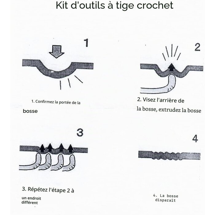 Kit d'outils de débosselage carrosserie sans peinture - 32% de remise