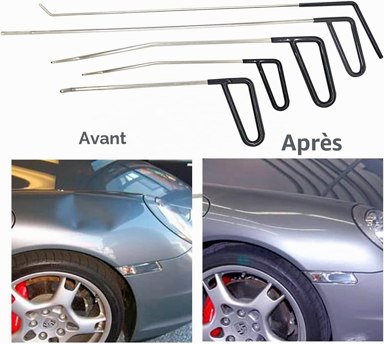 Kit d'outils de débosselage carrosserie sans peinture - 32% de remise