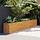 Jardinière en acier corten 482x50x69 cm - 35% de remise