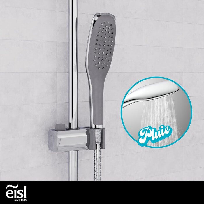 Système de douche 2-en-1 EASY FRESH - Chrome - 33% de remise