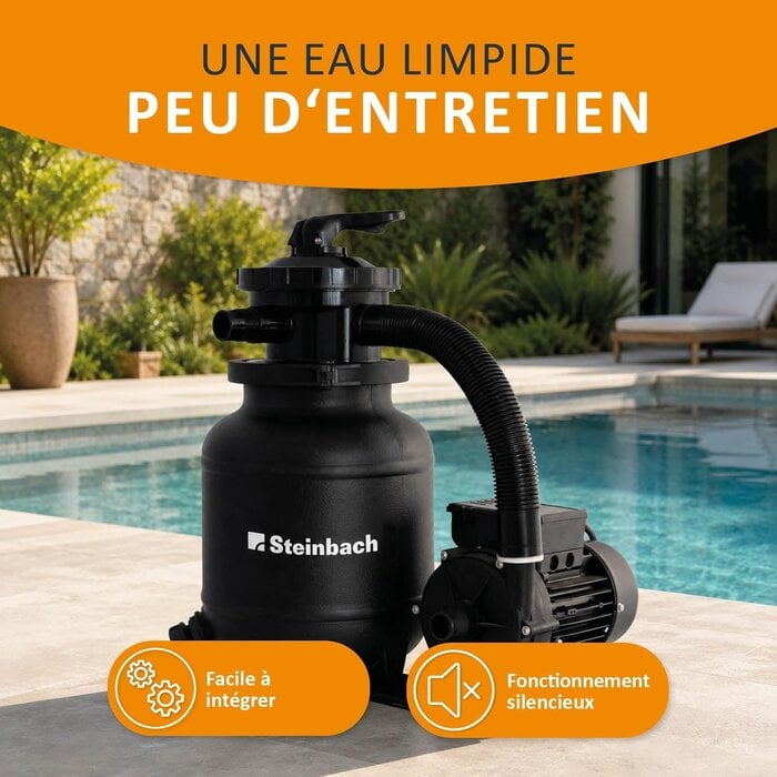 Système de filtration pour piscine 19 000 L - 35% de remise