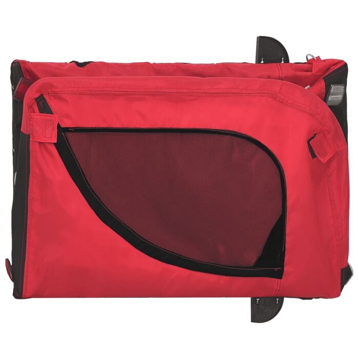 Remorque de vélo pour chien - 34% de remise - Rouge et noir