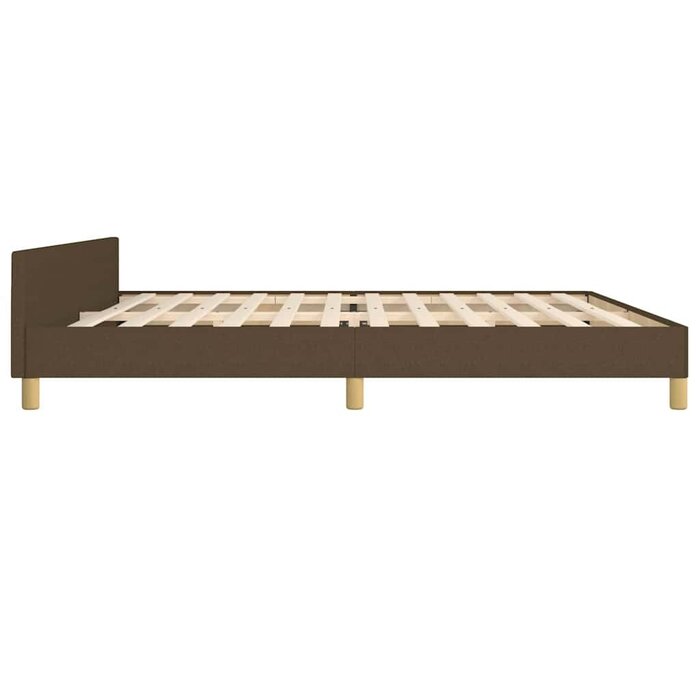 Cadre de lit 200x200 cm marron foncé - 34% de remise