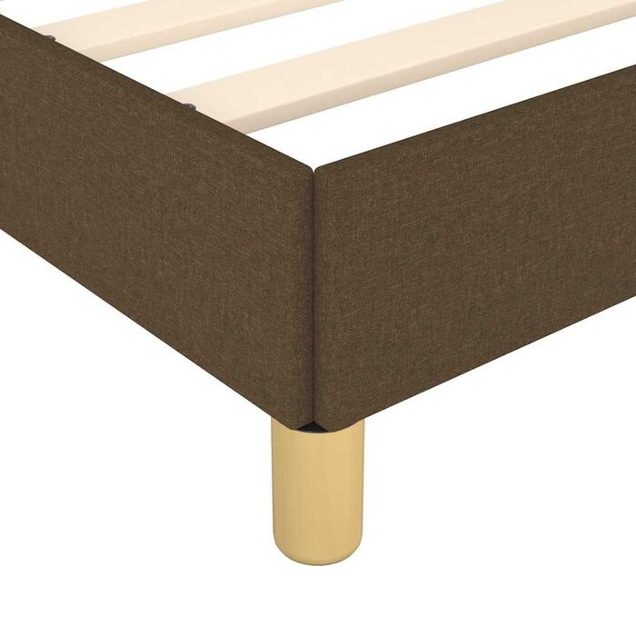 Cadre de lit 200x200 cm marron foncé - 34% de remise