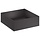 Jardinière carrée en acier noir 60x60 cm - 33% de remise