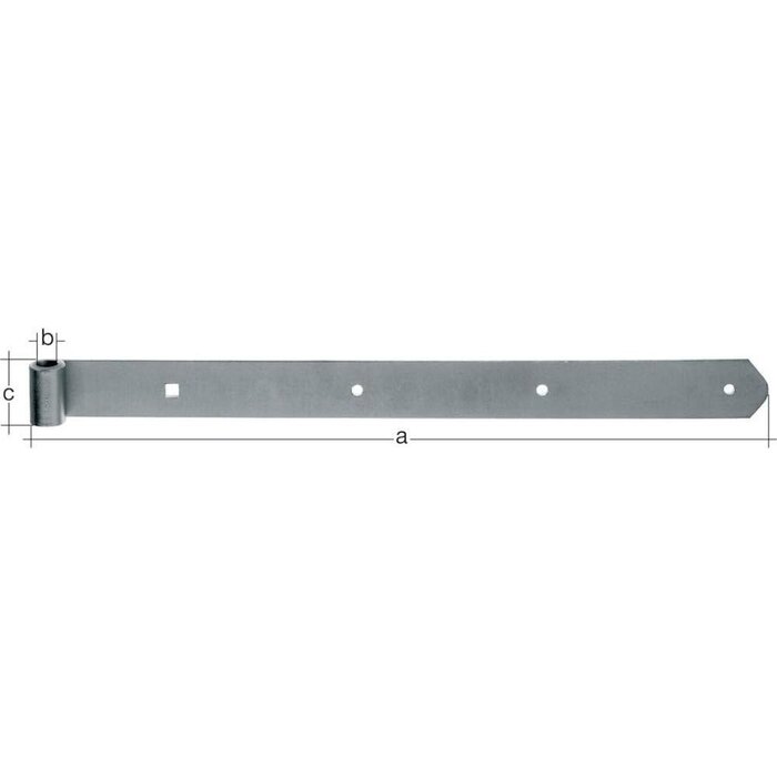 Penture acier galvanisé 800 mm pour portail - 30% de remise