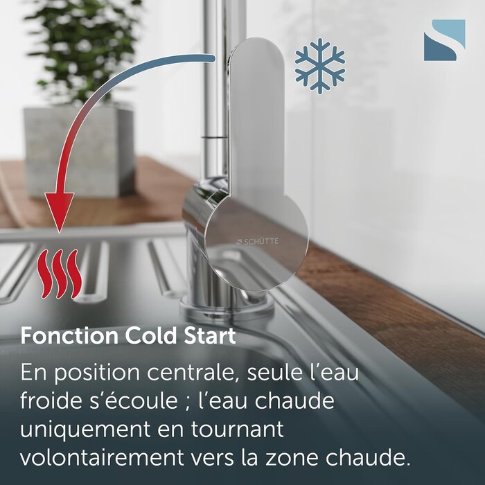 Mitigeur de cuisine basse pression douchette -34% de remise