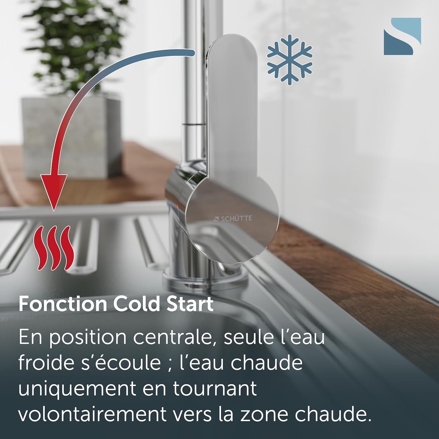Mitigeur de cuisine basse pression douchette -34% de remise
