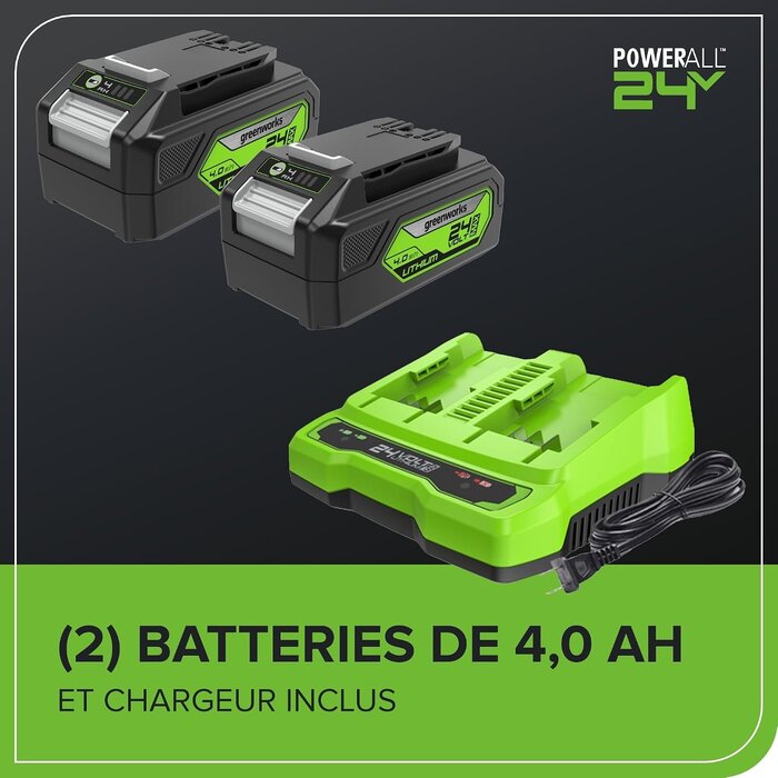 Souffleur Aspirateur 48V groen zwart taille M - 35% de remise