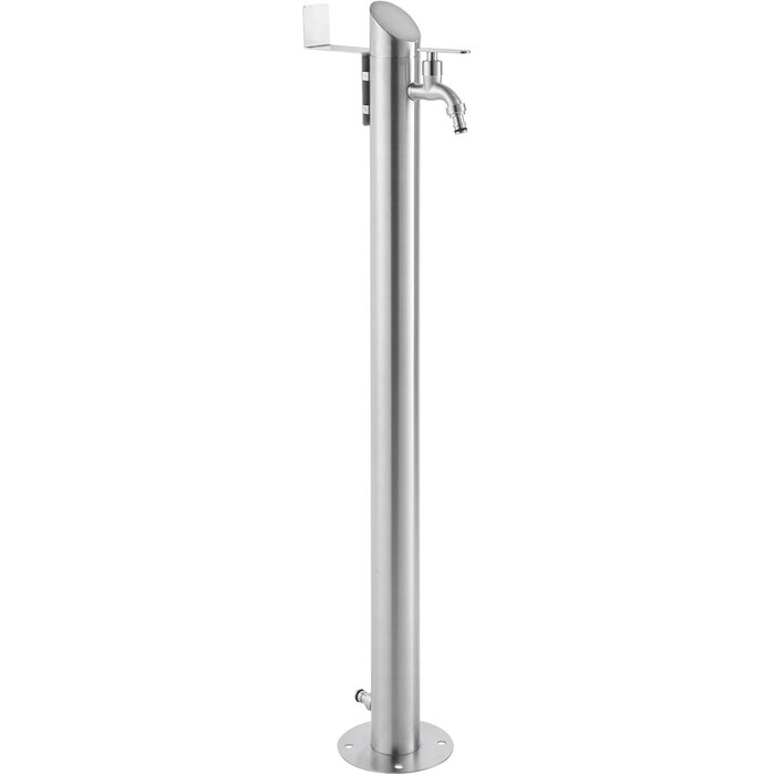 Borne fontaine de jardin 93 cm Chrome L - 34% de remise