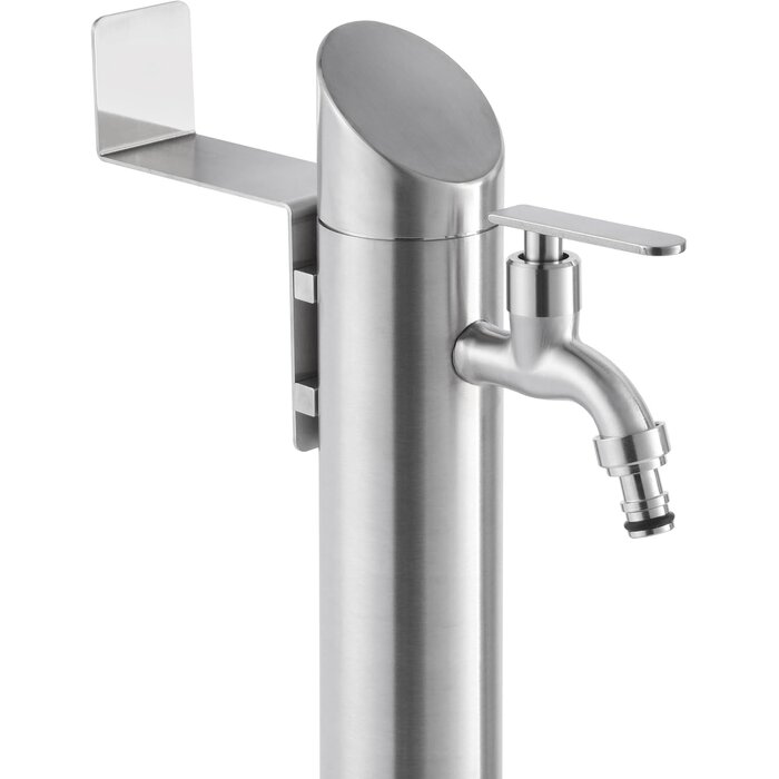 Borne fontaine de jardin 93 cm Chrome L - 34% de remise