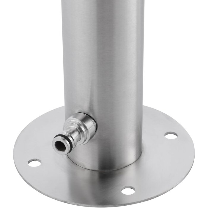 Borne fontaine de jardin 93 cm Chrome L - 34% de remise