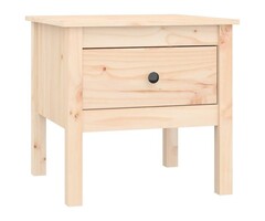 Vidaxl Table d'appoint en pin massif 50x50x49 cm - 45% de remise