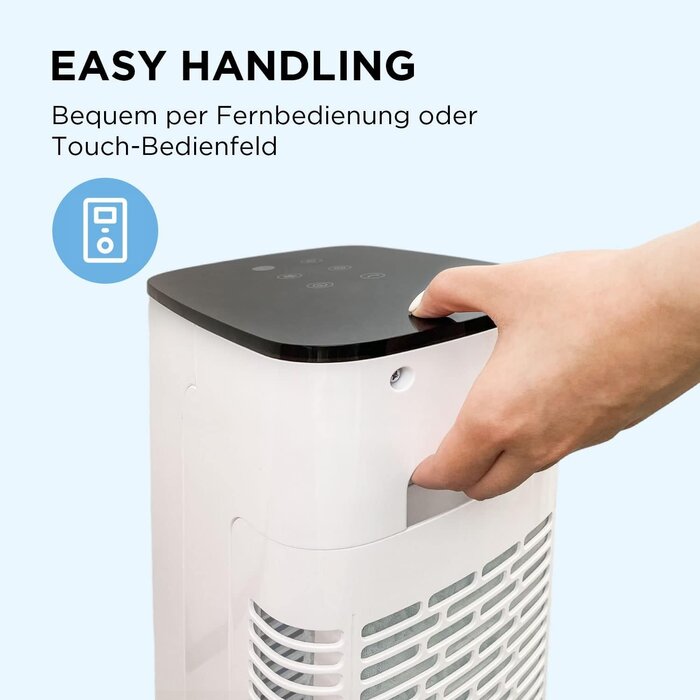 Rafraîchisseur d'air mobile 4-en-1 - 5L - 55W - 34% de remise