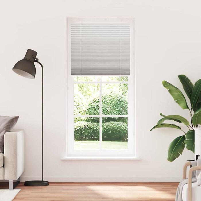 Store plissé gris clair 95x200 cm - 30% de remise