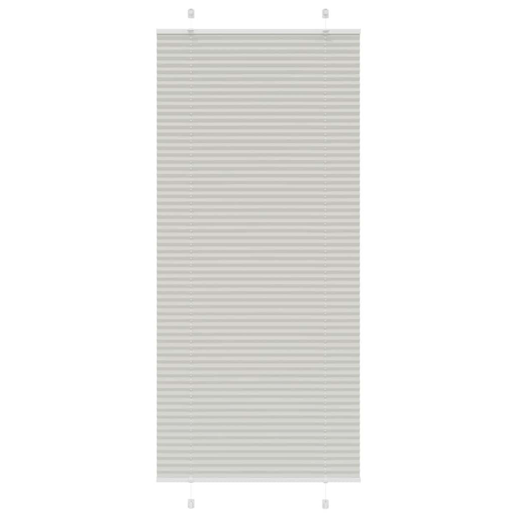 Store plissé gris clair 95x200 cm - 30% de remise
