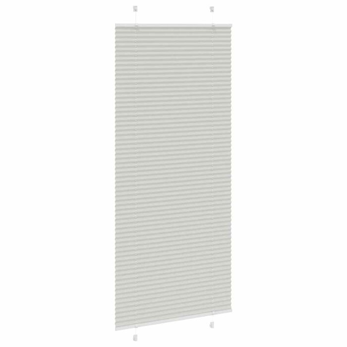 Store plissé gris clair 95x200 cm - 30% de remise