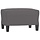 Repose-pieds gris en similicuir 60x50x41cm - 33% de remise