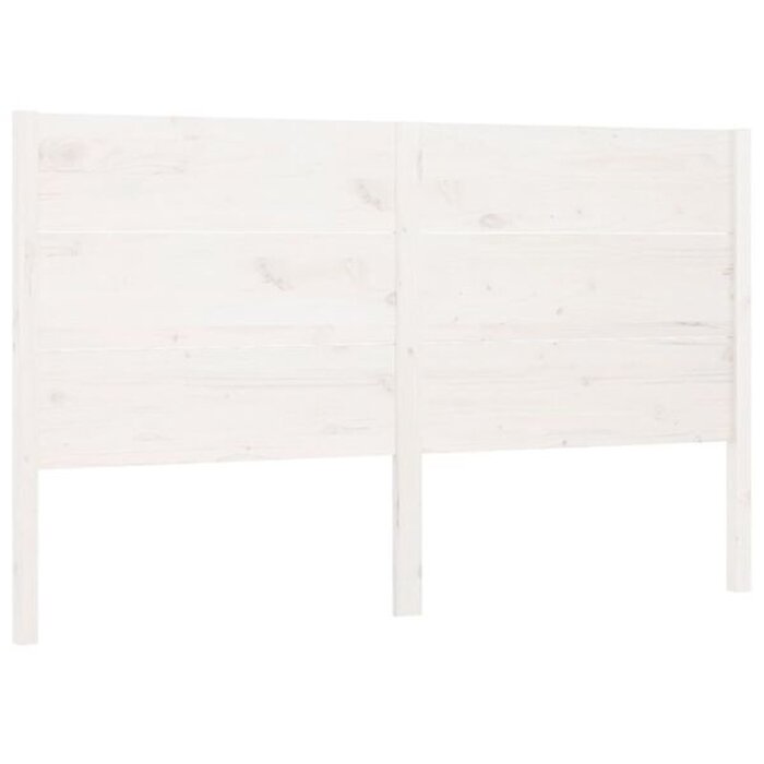 Tête de lit en pin massif blanc 146 cm - 79% de remise