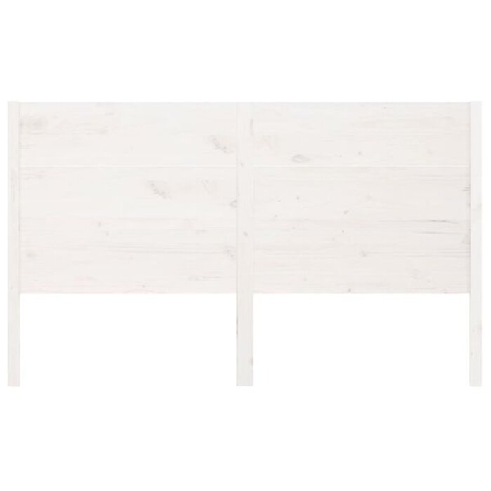Tête de lit en pin massif blanc 146 cm - 79% de remise