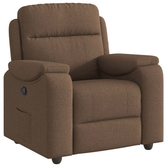 Fauteuil inclinable marron à réglage manuel - 35% de remise