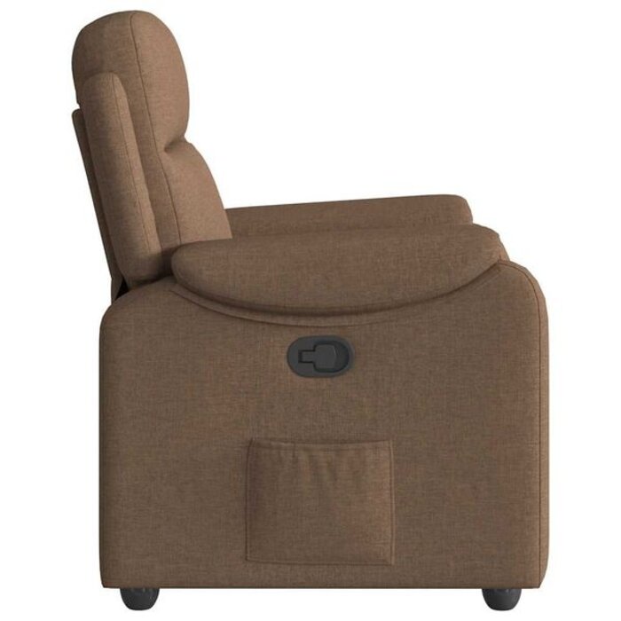 Fauteuil inclinable marron à réglage manuel - 35% de remise