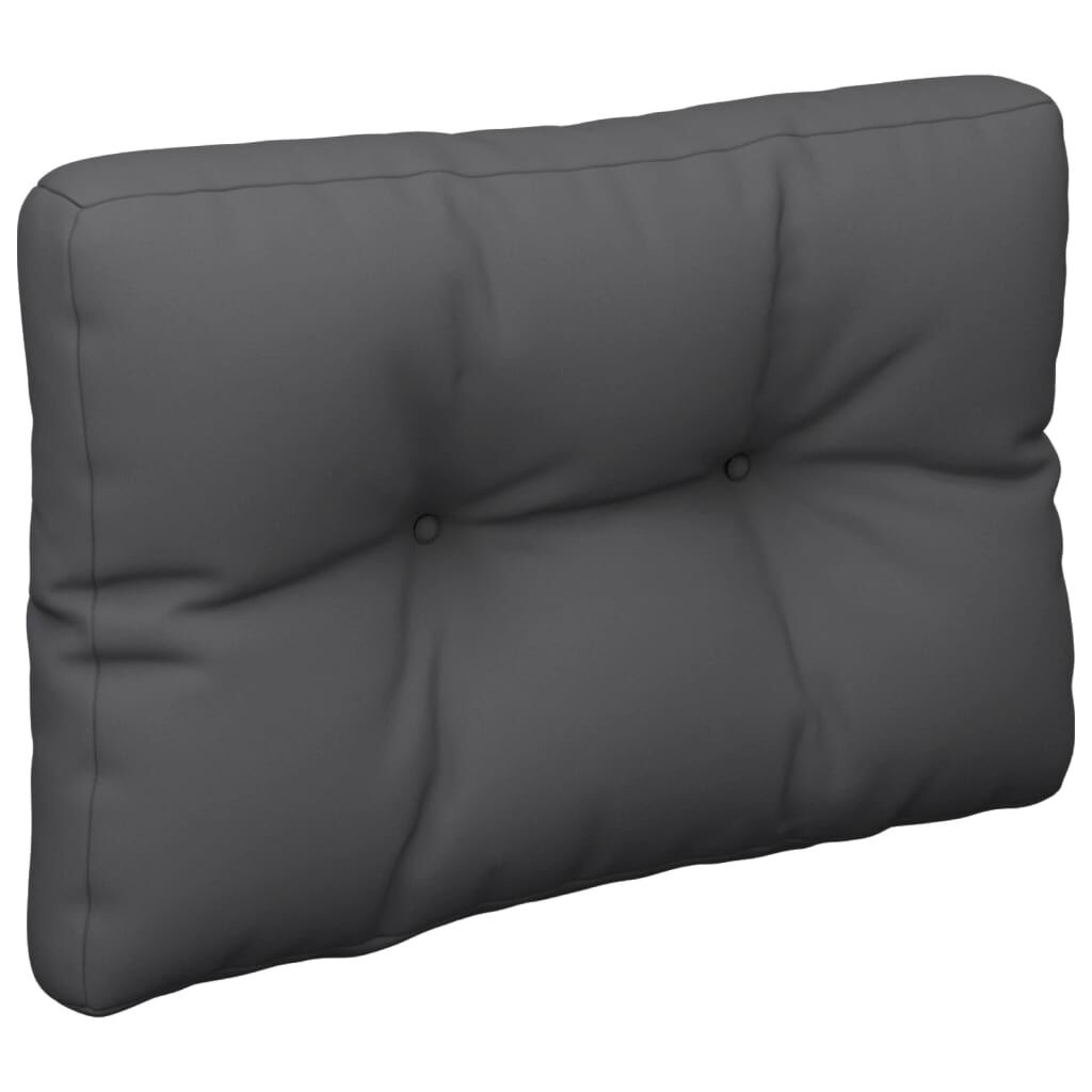 Lot de 2 coussins palette anthracite 50x50x12 cm - 32% de remise