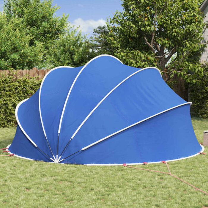 Dôme de piscine pliable 500 cm - Bleu azur - 35% de remise