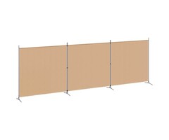 Vidaxl Paravent 4 panneaux beige 525 x 180 cm - 43% de remise