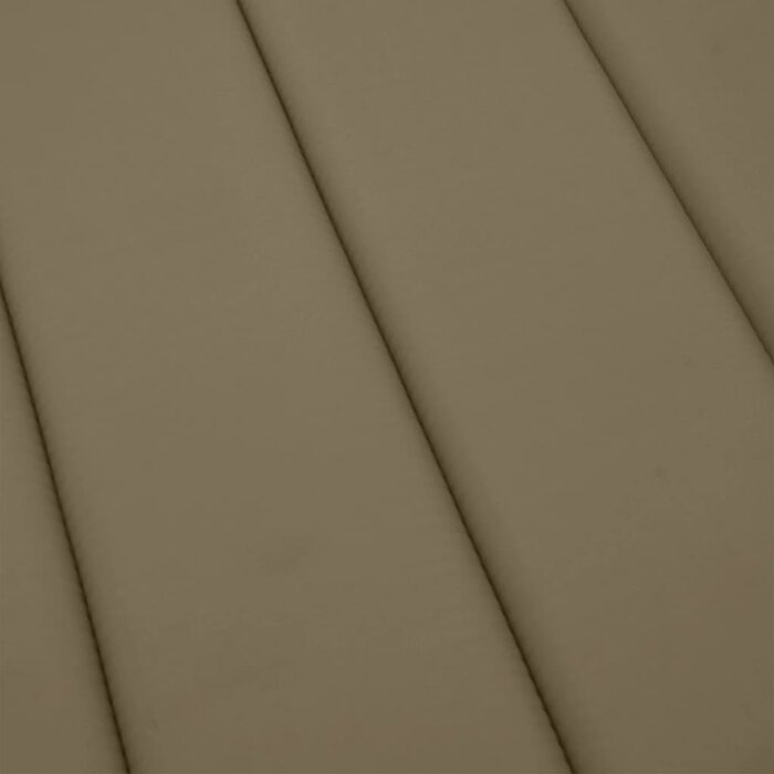Coussin de bain de soleil 200x50x4 cm Taupe - 32% de remise