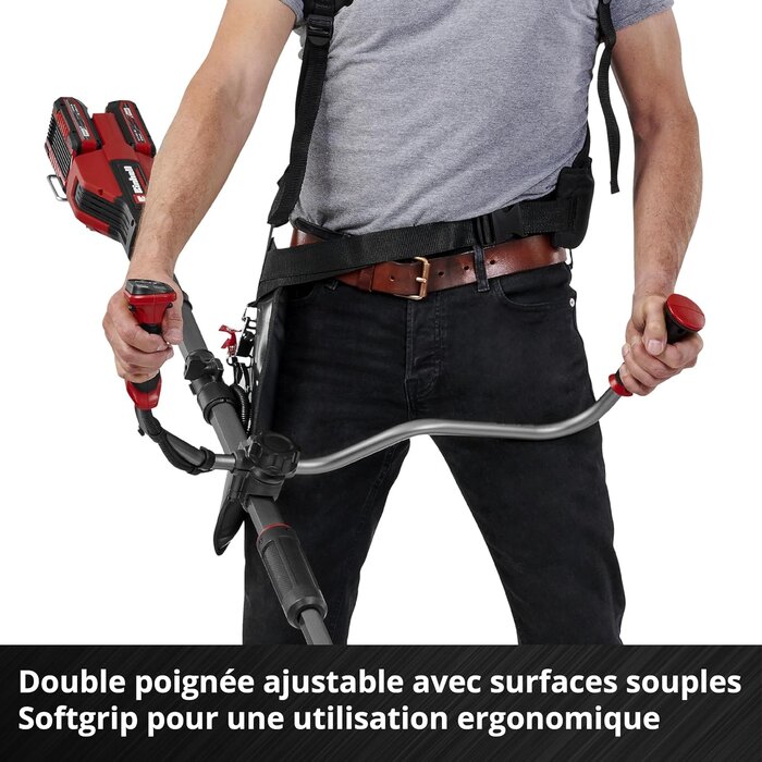 Débroussailleuse sans fil 43 cm, noir rouge, taille L - 35% de remise