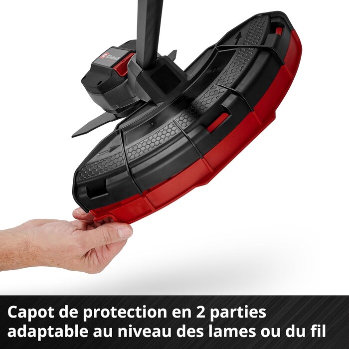 Débroussailleuse sans fil 43 cm, noir rouge, taille L - 35% de remise
