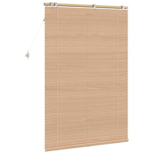 Store vénitien en bois 105x160cm - Aspect chêne - 34% de remise