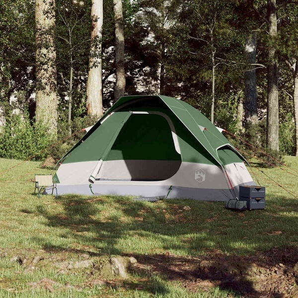 Tente dôme familiale 6 personnes - 34% de remise - Verte - 335 x 273 cm